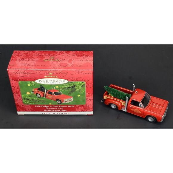 Hallmark Keepsake Ornament 2000 1978 Dodge Li’l Red Express Truck #6 In Series - Picture 1 of 9